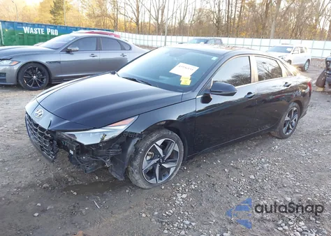 2023 Hyundai Elantra Limited из США, поврежденный, VIN KMHLP4AG8PU601893